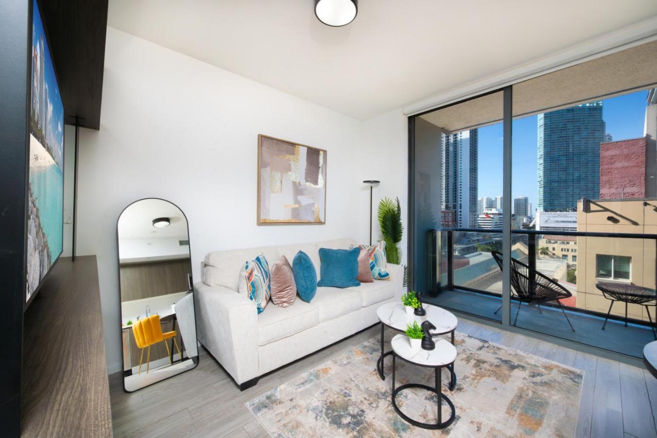 Luxury Loft - Free Parking - Ocean View - Brickell Downtown Apartment ไมอามี ห้อง รูปภาพ