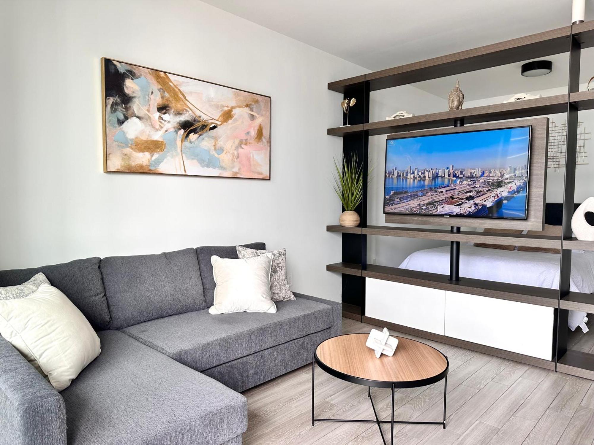 Luxury Loft - Free Parking - Ocean View - Brickell Downtown Apartment ไมอามี ห้อง รูปภาพ