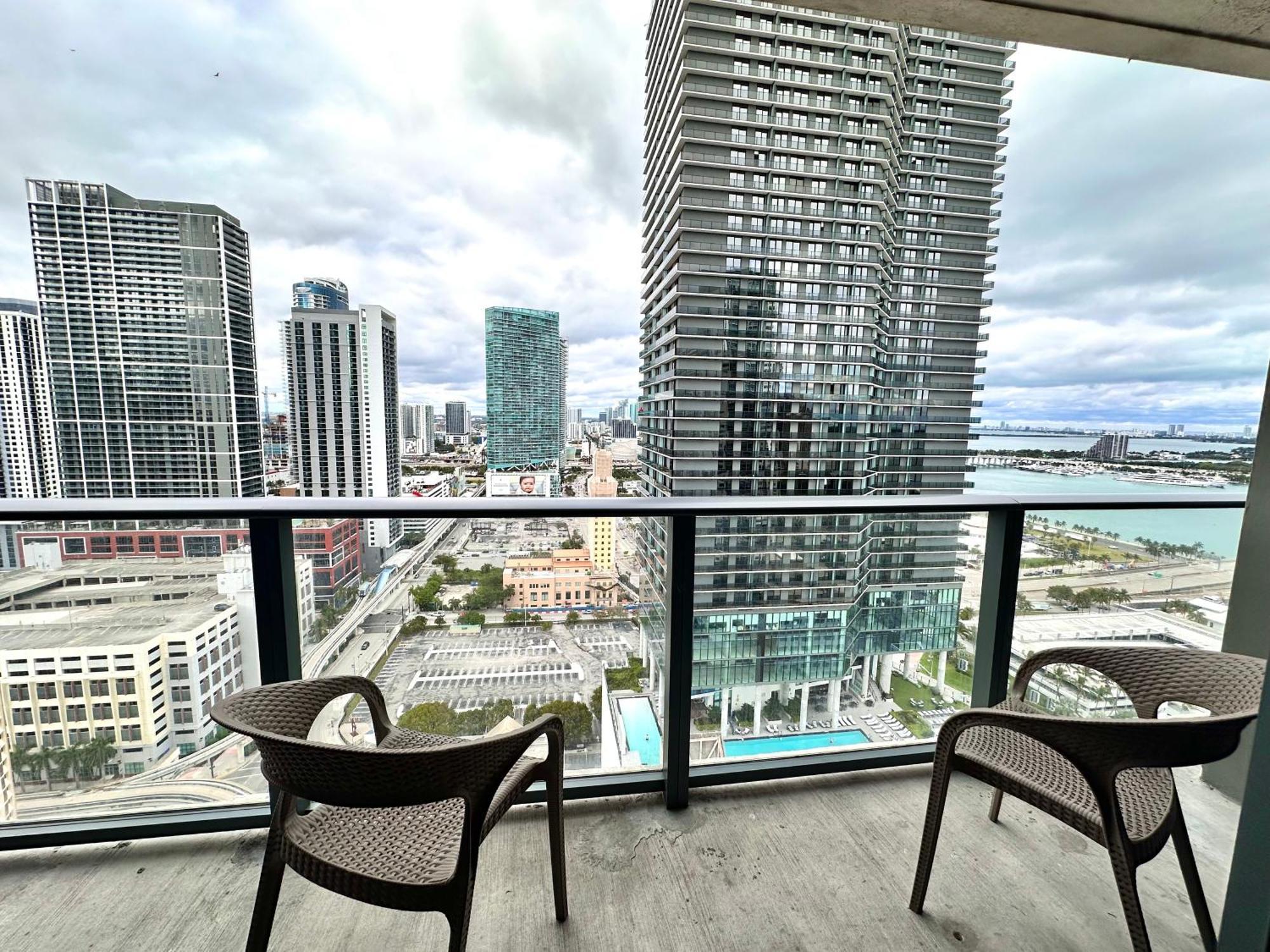 Luxury Loft - Free Parking - Ocean View - Brickell Downtown Apartment ไมอามี ห้อง รูปภาพ
