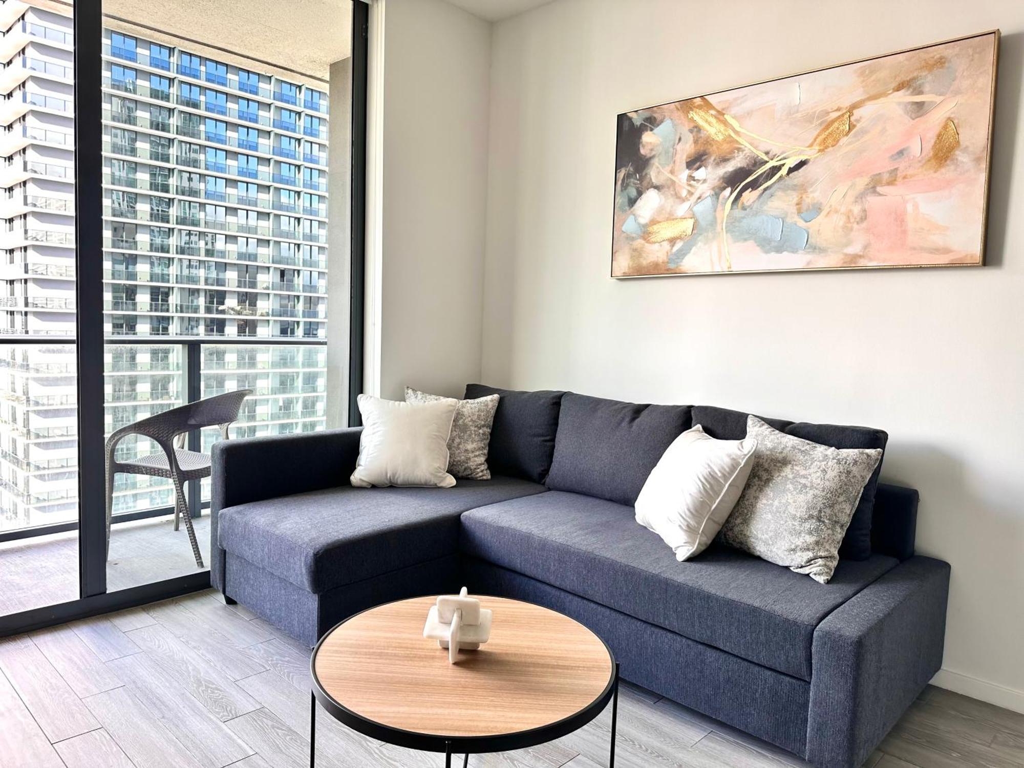 Luxury Loft - Free Parking - Ocean View - Brickell Downtown Apartment ไมอามี ห้อง รูปภาพ
